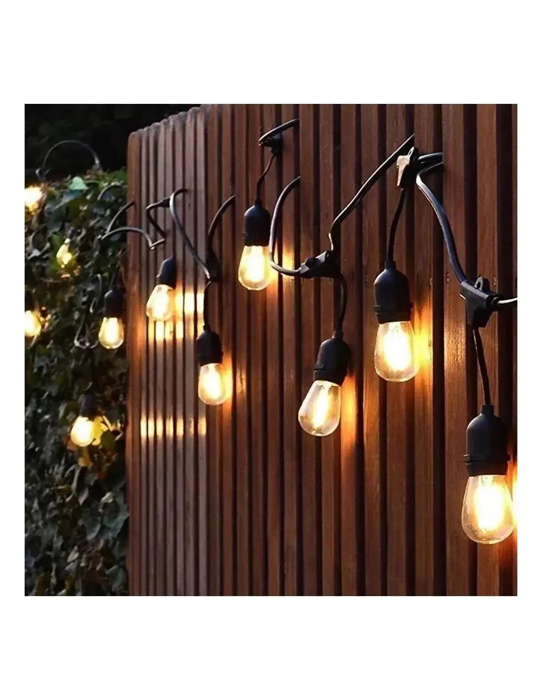 Ghirlandă Luminoasă Solară, 10 Metri cu 10 Dulii E27