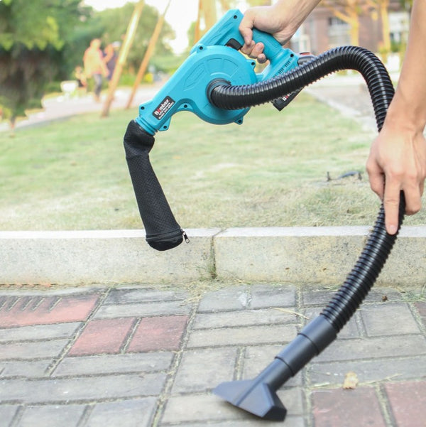 Dispozitiv 2 în 1 Suflantă și Aspirator Set Complet cu 2 Acumulatori 48V, 19.000 RPM