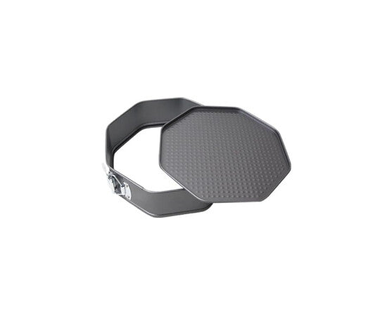 Set 3 Forme pentru Tort cu Perete Deschis, Octagon Diametru 24-28 cm, Teflon