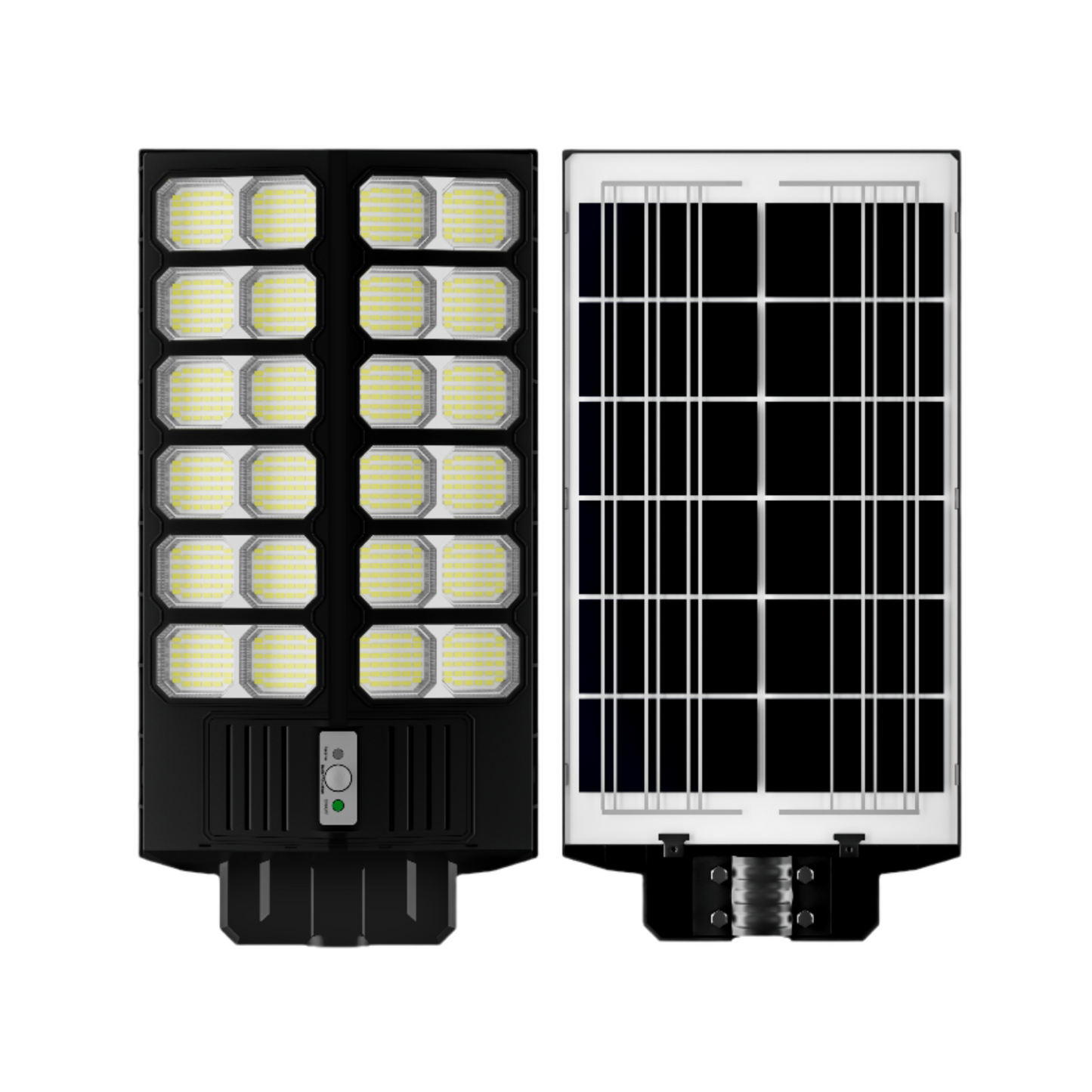 Lampă Solară LED Dubla 2400W 2000W 1600W Quanthex cu Telecomandă și Suport Metalic