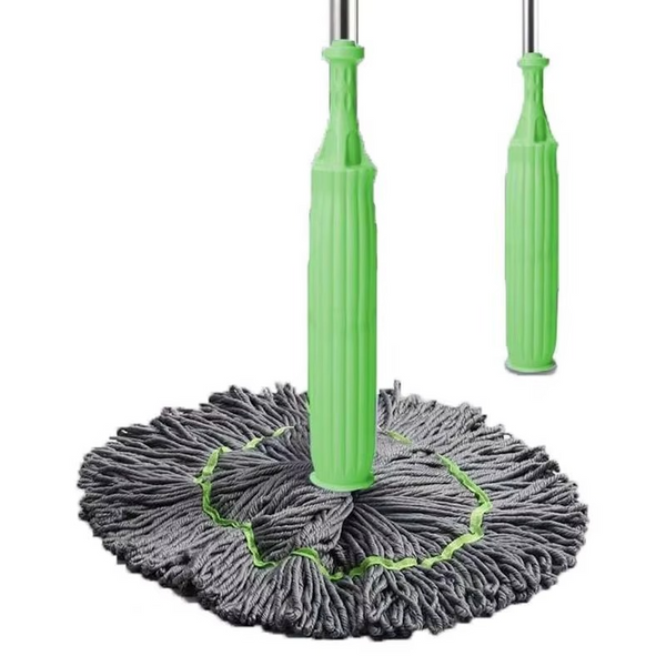 Mop Uriaș cu Stoarcere Automată prin Rotire, Fără Găleată, Putere Mare de Absorbție