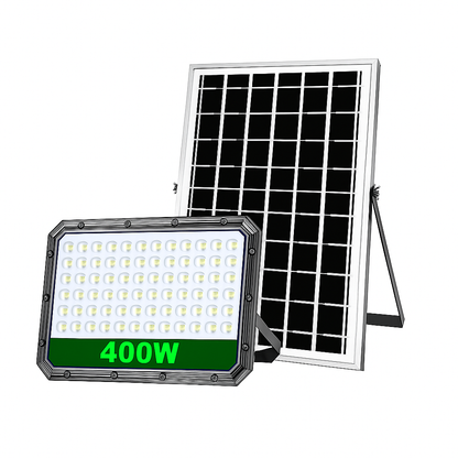 Proiector Solar Jortan Blue 400W Lampa cu Incarcare Solara cu Panou Solar Kit Montaj