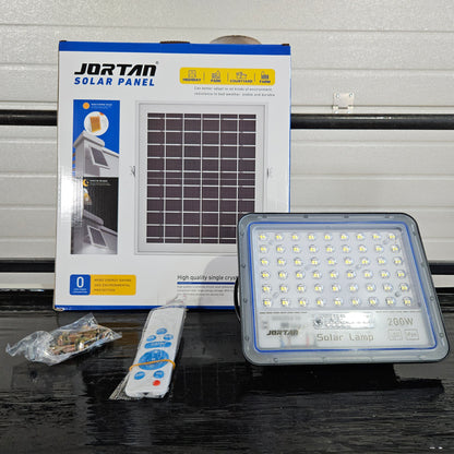 Proiector Solar Jortan Blue 600W 400W 200W 100W Lampa cu Incarcare Solara cu Panou Solar Kit Montaj