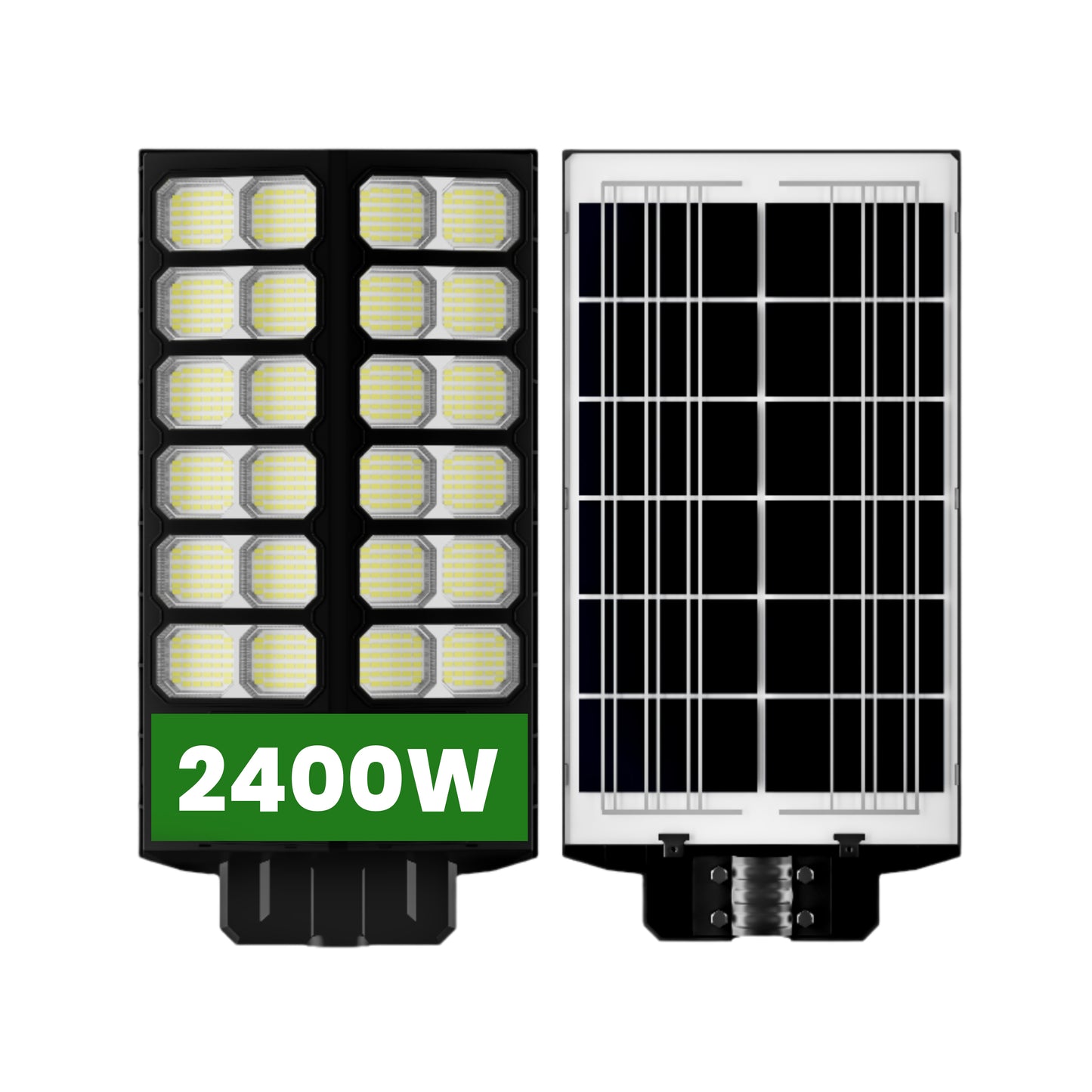 Lampă Solară LED Dubla 2400W 2000W 1600W Quanthex cu Telecomandă și Suport Metalic