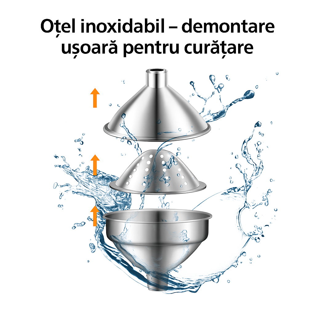 Presă Profesională Manuală pentru Citrice din Oțel Inoxidabil BioloMix™
