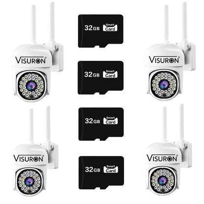 Cameră de Supraveghere Visuron® 3Mp de Exterior Wifi + Card 32GB Cadou