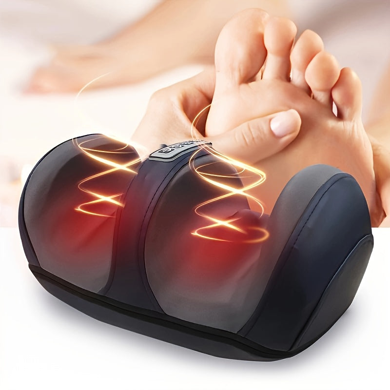 Aparat de masaj ergonomic Shiatsu 3D pentru picioare cu căldură, masaj profund