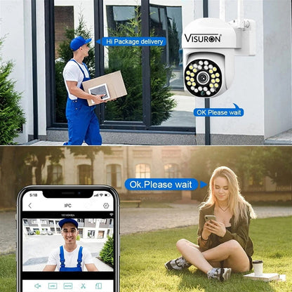 Cameră de Supraveghere Visuron® 3Mp de Exterior Wifi + Card 32GB Cadou