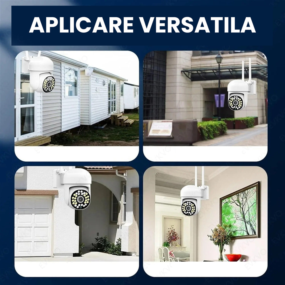 Cameră de Supraveghere Visuron® 3Mp de Exterior Wifi + Card 32GB Cadou