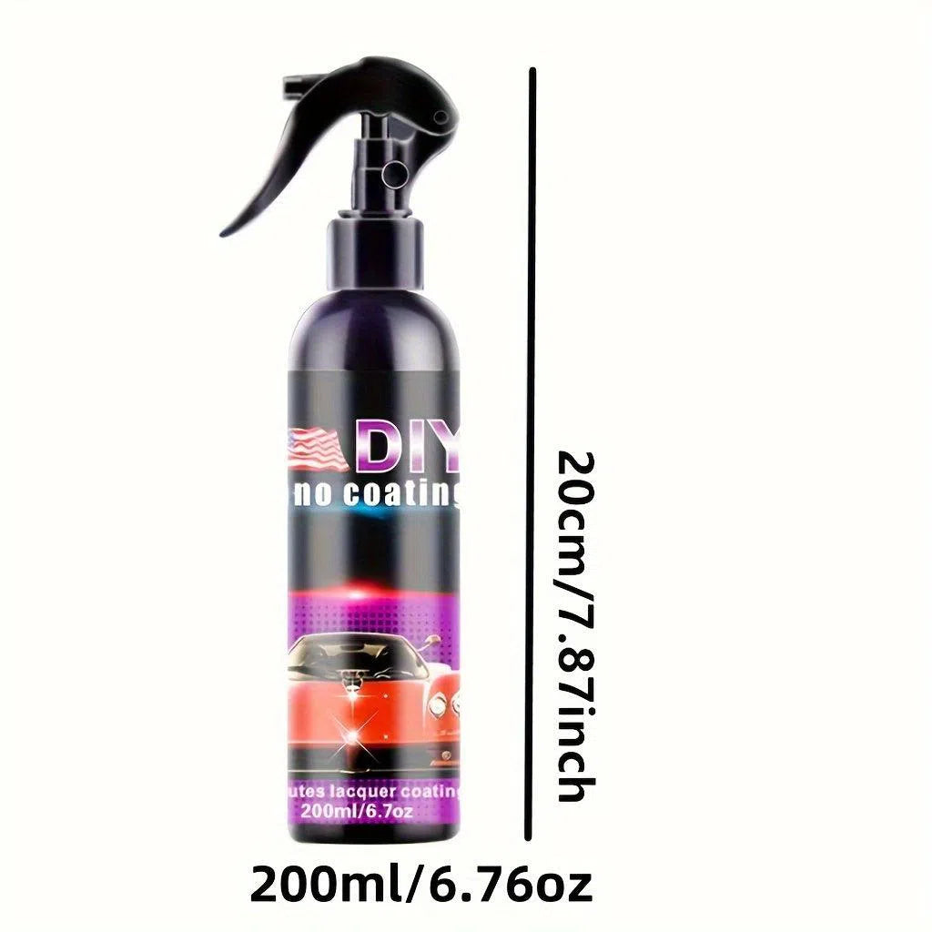 Acoperire cu nano ceramică, spray de ceară pentru mașină, agent de vopsea auto 200 ml