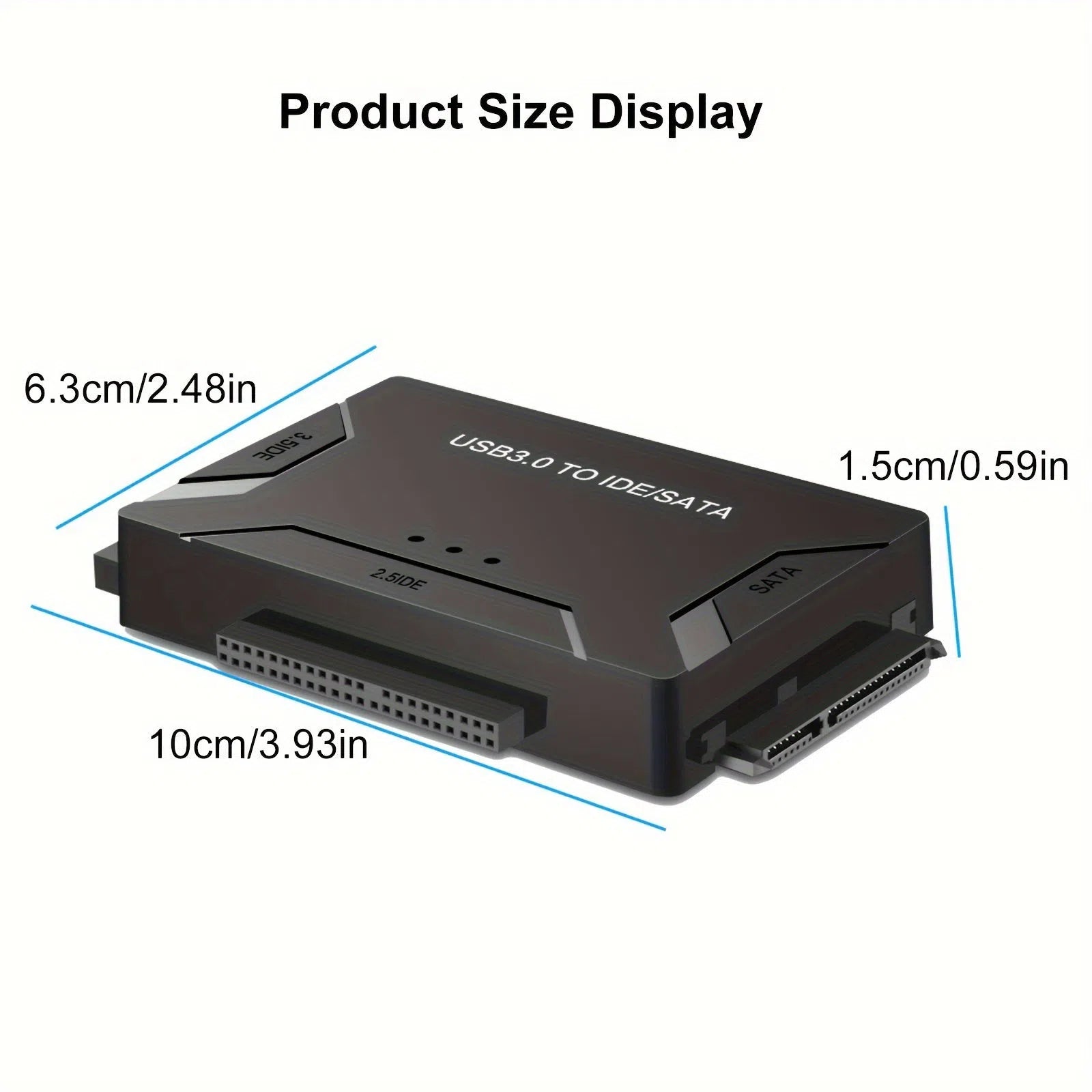 Adaptor USB 3.0 la SATA IDE pentru Hard Disk - Convertor Universal HDD/SSD cu Alimentare 12V/2A