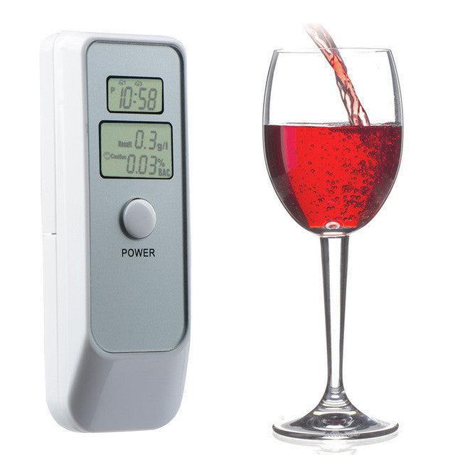 Alcool Tester Digital cu 2 Ecrane LCD și Funcții Multiple (Ceas, Alarma, Termometru)