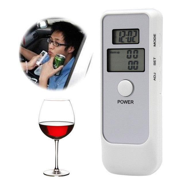 Alcool Tester Digital cu 2 Ecrane LCD și Funcții Multiple (Ceas, Alarma, Termometru)