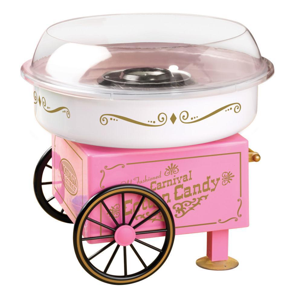 Aparat Retro pentru Vată de Zahăr Cotton Candy Maker, 500W, Design Profesional