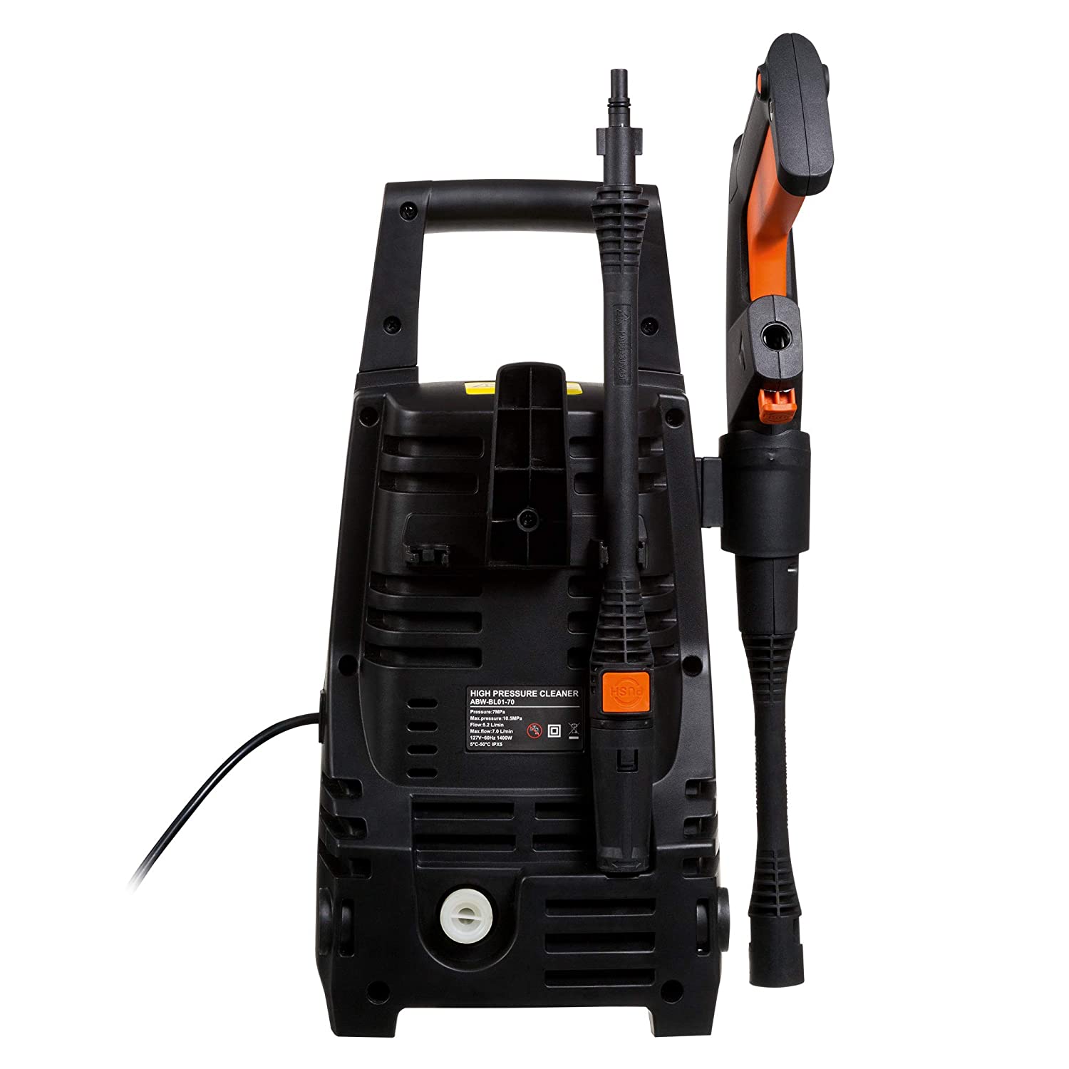 Aparat de Spălat cu Presiune 2000W Pressure Washer, 6 L/min, Sistem de Oprire Automat