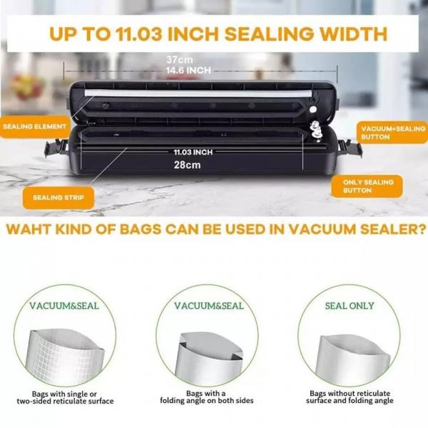 Aparat de Vidat Pungi Vacuum Sealer – Menține Prospețimea și Protejează Alimentele