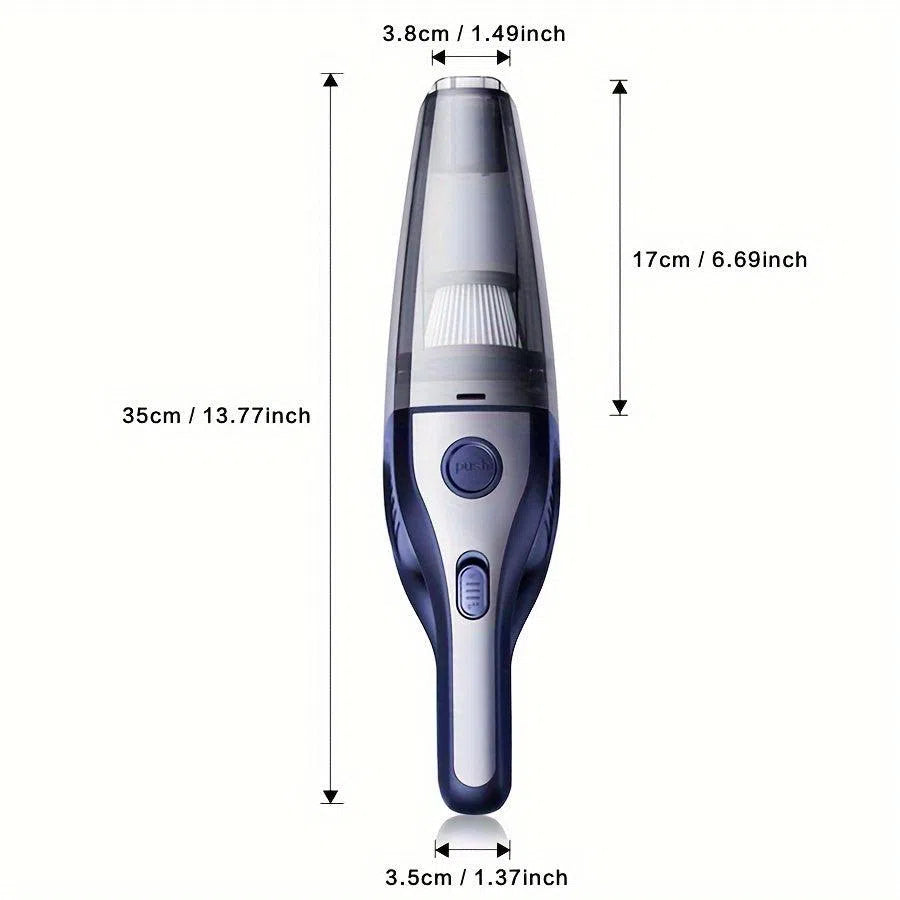 Aspirator Portabil Fără Fir CascadeVac cu Aspirație Puternică și Reîncărcare USB