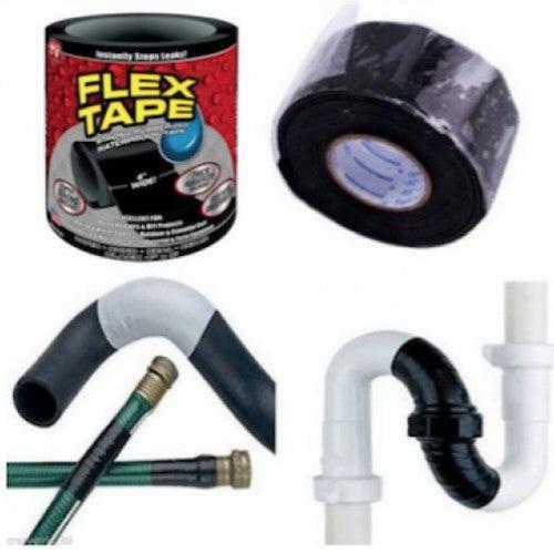 Bandă Adezivă Cauciucată Reparatoare Flex Tape, Rezistentă la Temperaturi