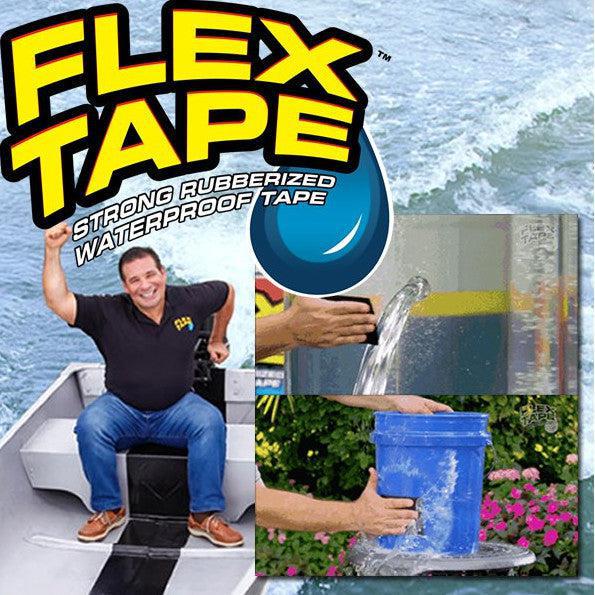 Bandă Adezivă Cauciucată Reparatoare Flex Tape, Rezistentă la Temperaturi