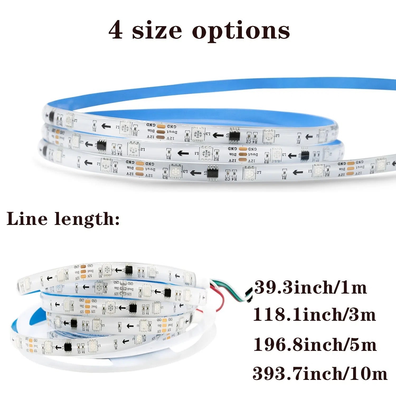 Banda LED RGB 5050 cu Sincronizare Muzicală și Control prin Aplicație