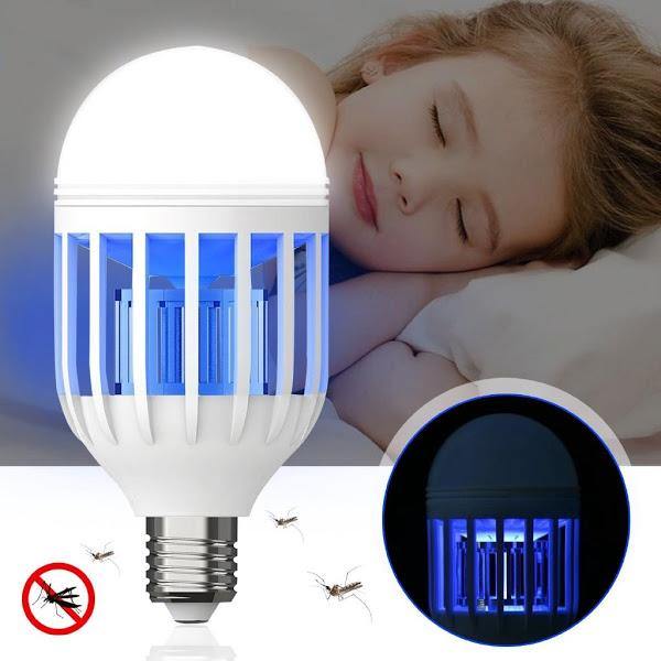 Bec LED Antiinsecte Zapp Light, Dual Funcționalitate, UV și Iluminare Normală, Socuri Electrice