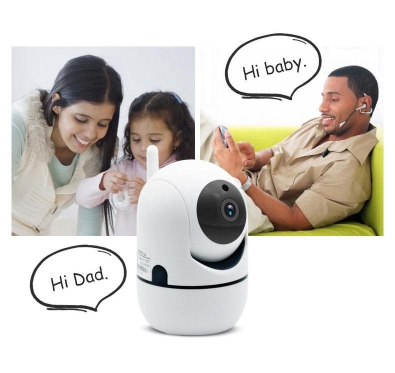 Camera IP Smart-EVA, WI-FI, HD 720P, Senzor de Mișcare, Rotire 360° cu Aplicație pe Telefon