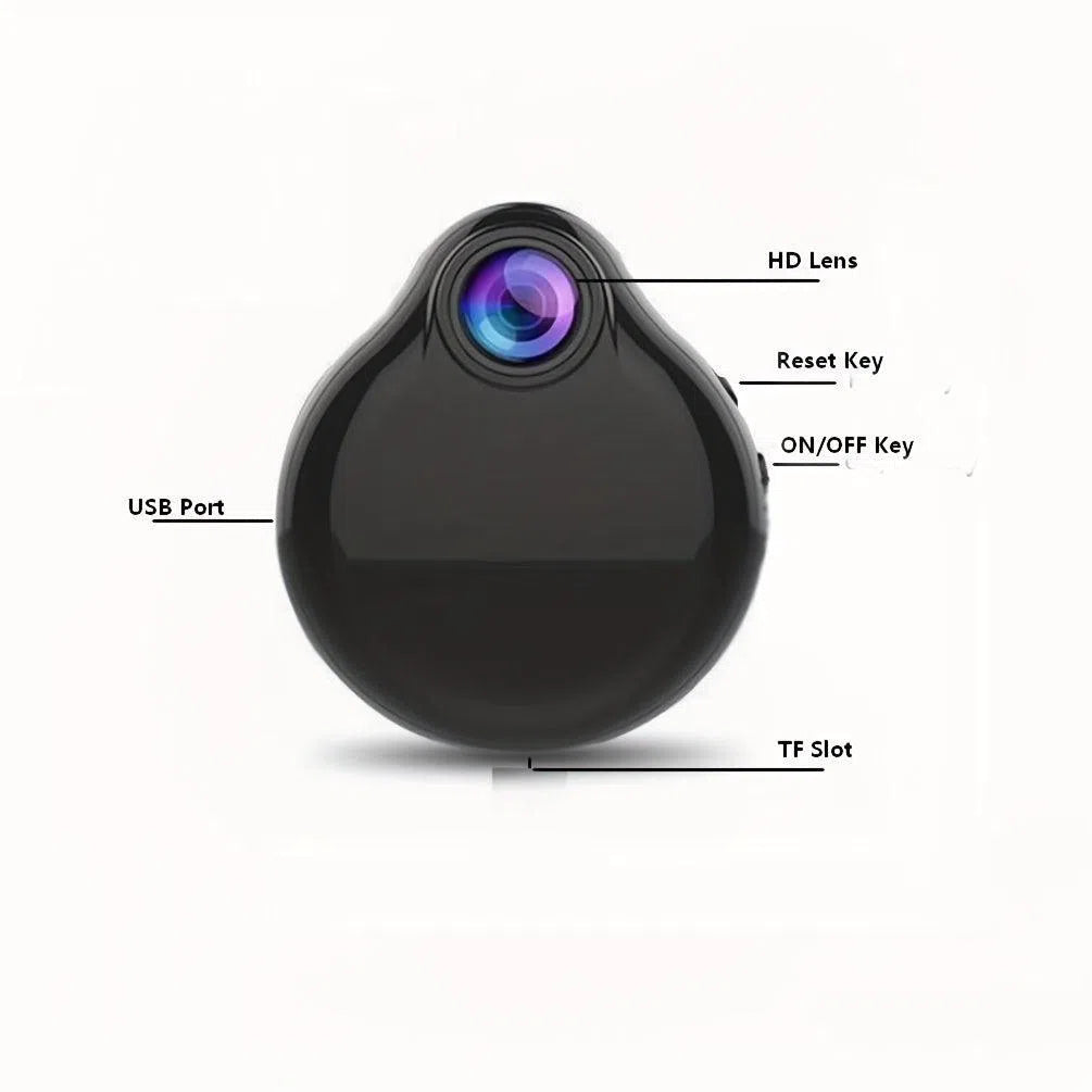 Cameră Inteligentă Wireless WiFi cu Unghi 360°, Vedere Nocturnă HD