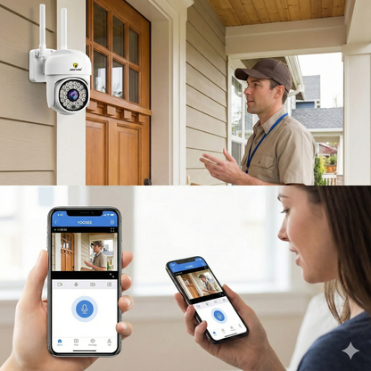 Camera Wifi Jortan 8161QJ, 2 Megapixeli, 28 PIR LED, Night Vision, Smart Tracking