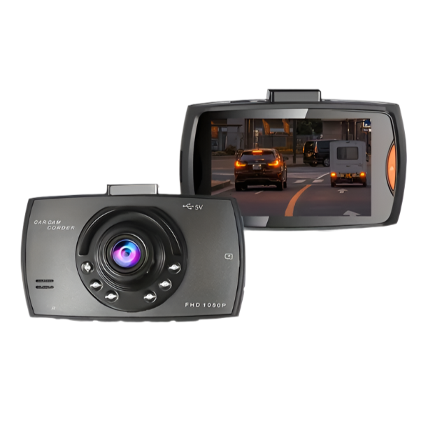 Camera auto Cam 1080p HD cu suport cu ventuză – control cu buton, înregistrare în buclă, blocare la impact, alimentare auto, fără fir