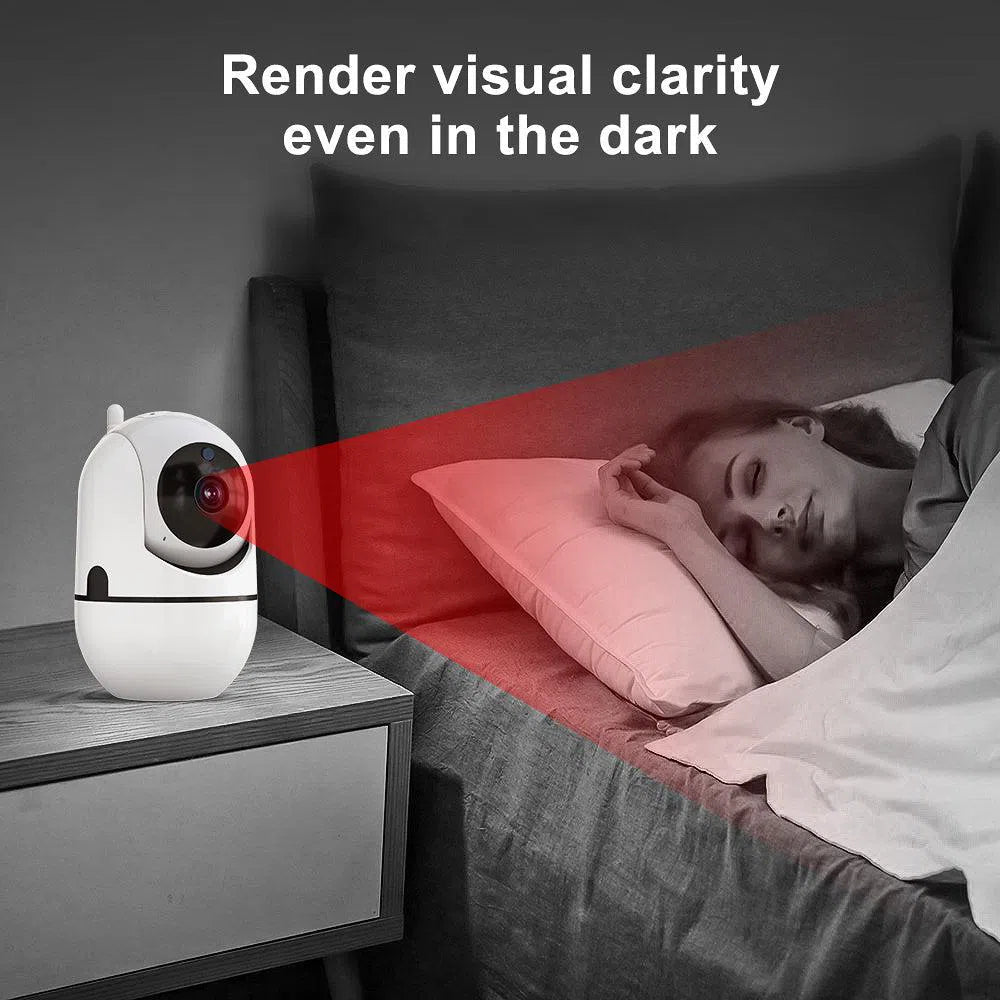 Cameră de Securitate Wi-Fi Inteligentă WJG 2MP cu 360° PTZ și Vedere Nocturnă Color