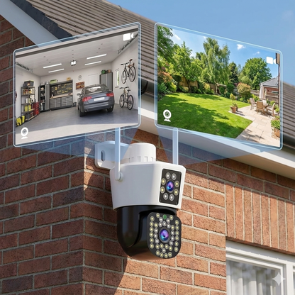 Camera de Supraveghere Dubla Wifi Jortan 8293QJ, 6 Megapixeli, 44 PIR LED, Smart Tracking, Aplicatie YOOSEE