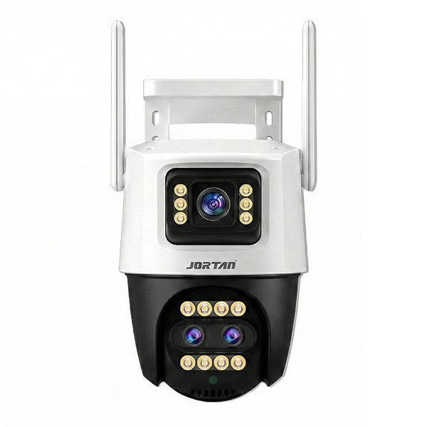Camera de Supraveghere Dubla Wifi Jortan 9999 PRO, 9 Megapixeli, Night Color, Smart Tracking, Aplicatie iCSee