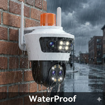 Camera de Supraveghere Jortan 7 Wifi, 12 Megapixeli, Rezolutie 4K, Night Color, Smart Tracking, Alarma