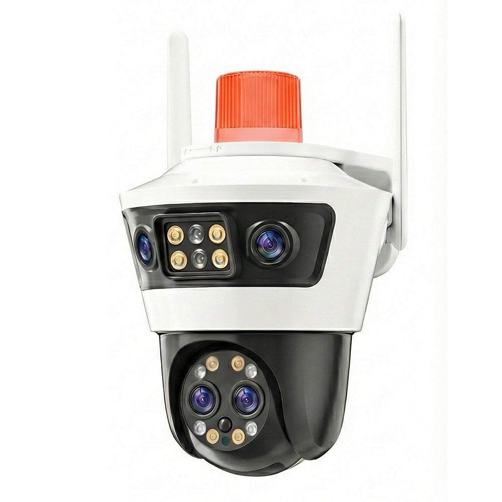 Camera de Supraveghere Jortan 7 Wifi, 12 Megapixeli, Rezolutie 4K, Night Color, Smart Tracking, Alarma