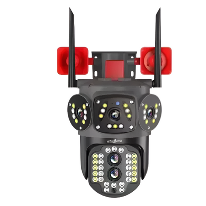 Camera de supraveghere WIFI/4G Zoom 10X, 3 Ecrane, Rezolutie 4K, Detectie umana, Urmarire automata, IP66