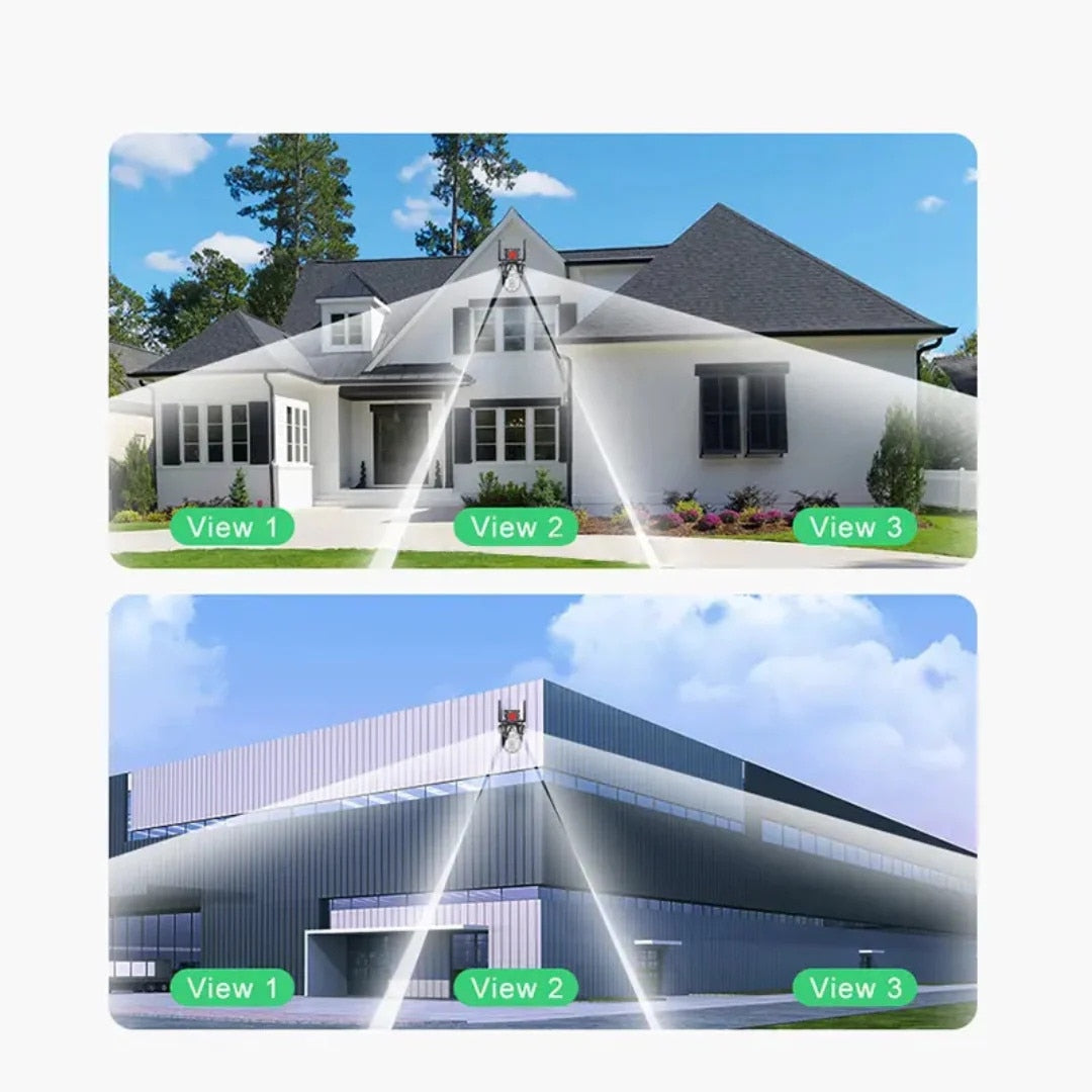 Camera de supraveghere WIFI/4G Zoom 10X, 3 Ecrane, Rezolutie 4K, Detectie umana, Urmarire automata, IP66