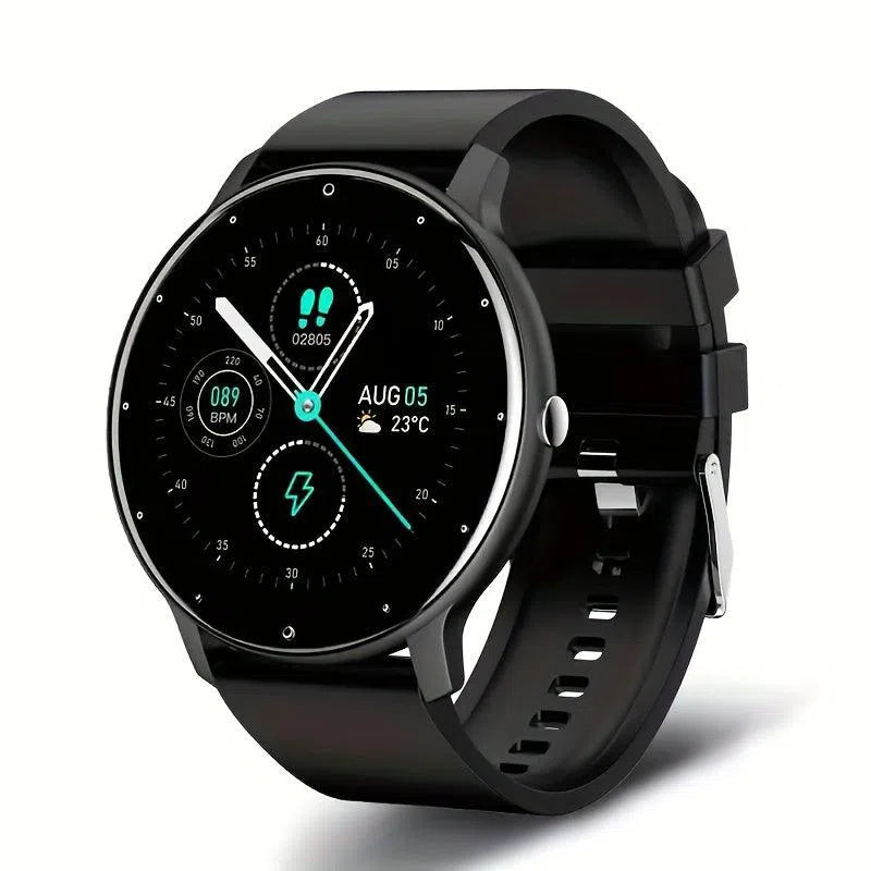 Ceas Inteligent cu Apeluri Telefonice - Smartwatch pentru Femei și Bărbați, Monitorizare Somn, Mod Multi-Sport, Control Vocal AI