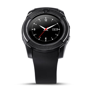 Ceas Smart-Watch V8 cu Ecran Tactil 1,3 Inch, Cameră, Suport GSM și Funcții Avansate