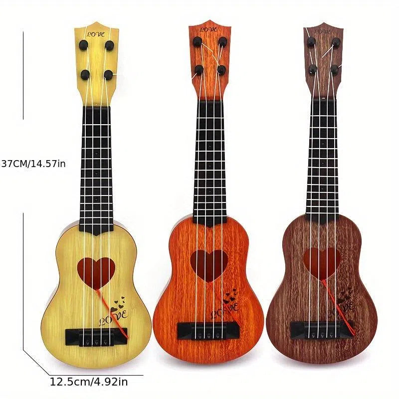 Chitară de jucărie Ukulele pentru copii, cadou de Halloween, Crăciun și Ziua Recunoștinței