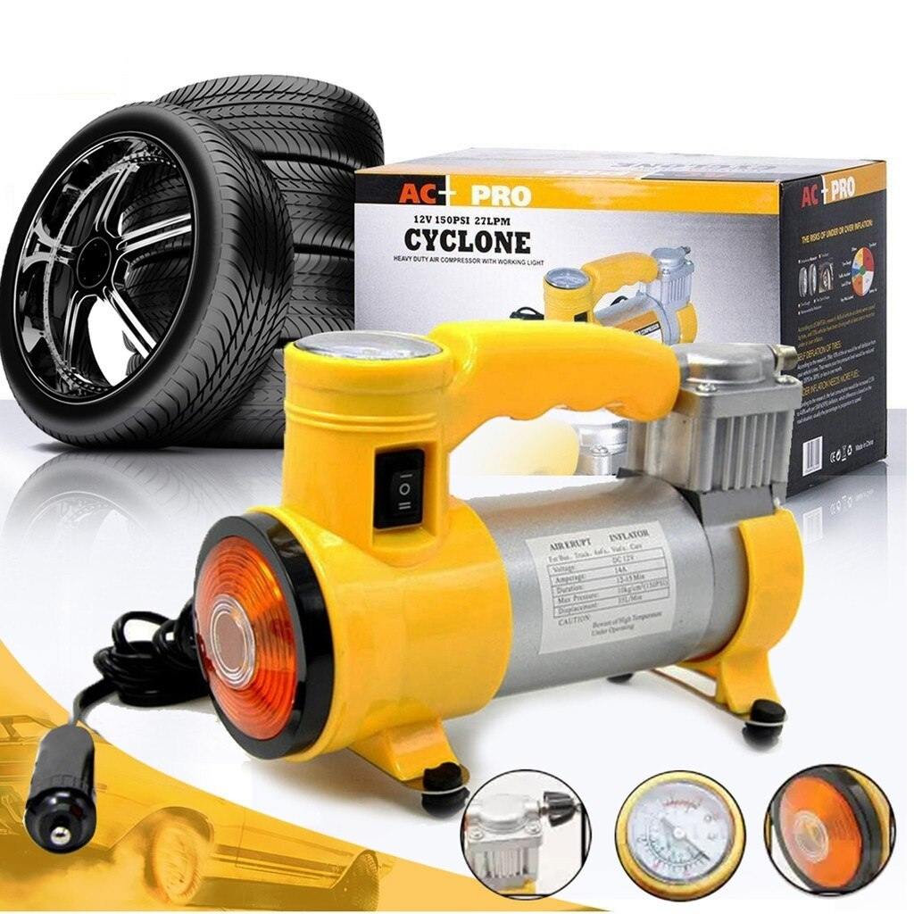 Compresor Auto Portabil Cyclone DC-20, Debit 35L/min, 150 PSI, Alimentare 12V