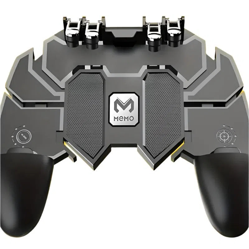 Controler de jocuri mobil pentru iPhone și Android, gamepad ergonomic cu joystick și buton sensibil de tragere