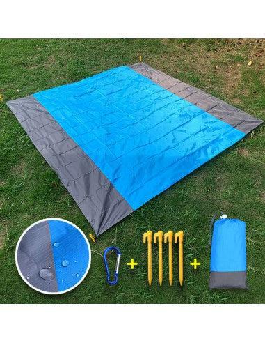 Covor Multifuncțional pentru Exterior, Ideal pentru Plajă și Camping, Dimensiuni 180x150 cm