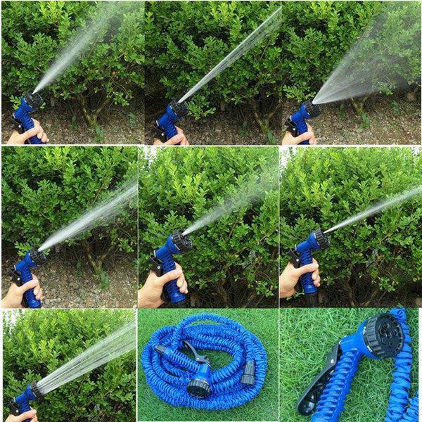 Furtun extensibil de grădină Magic Hose, 60m, cu pistol de udat reglabil