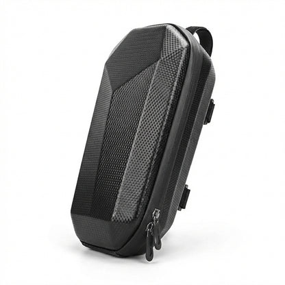 Geantă Organizator Impermeabilă pentru Trotinetă Electrică și Bicicletă, Carcasă Dură EVA, Montare Rapidă, Negru