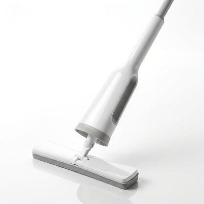 Mop cu Cap Dreptunghiular Family Helper, Sistem de Stoarcere Integrat, Rotire 180°, Lavetă Inclusă, Gri