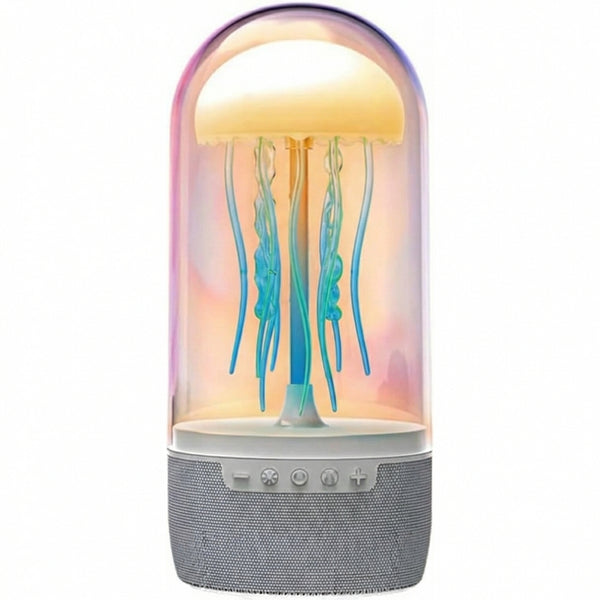 Lampă Meduză Dansatoare cu Boxă Bluetooth, 7 Culori LED, Reîncărcabilă, Veioză Atmosferică pentru Relaxare