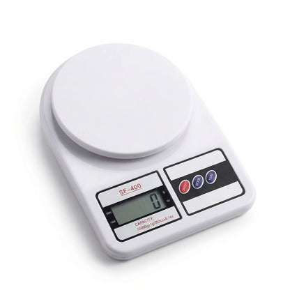 Cântar Electronic de Bucătărie de Înaltă Precizie, 10kg, Funcție Tara, Afișaj Digital LCD