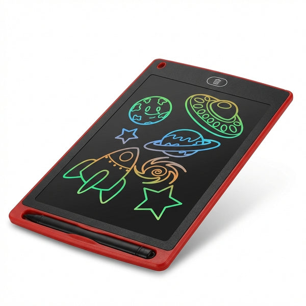 Tabletă Grafică LCD 8.5 Inch pentru Scris și Desenat, Buton Ștergere, Stylus Inclus, Ecran Sensibil la Presiune, Negru