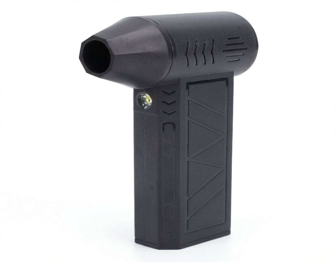 Suflantă Turbo "Jet Fan" Portabilă 110.000 RPM - Viteză Aer 42m/s, Motor Brushless & 4 Trepte Viteză, Acumulator Inclus