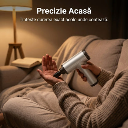Pistol de Masaj Profesional "Deep Tissue" - Terapie prin Vibrații pentru Recuperare Musculară & Mobilitate
